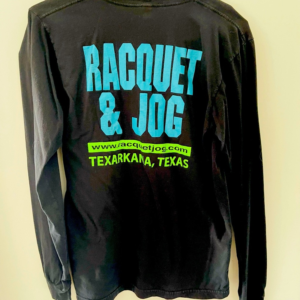 Racquet and Jog, long sleeve t shirt